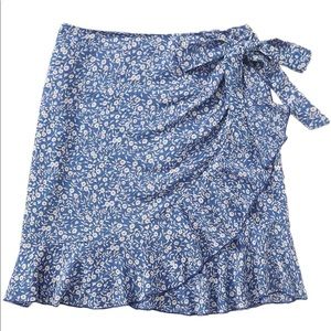 Floral Wrap Skirt